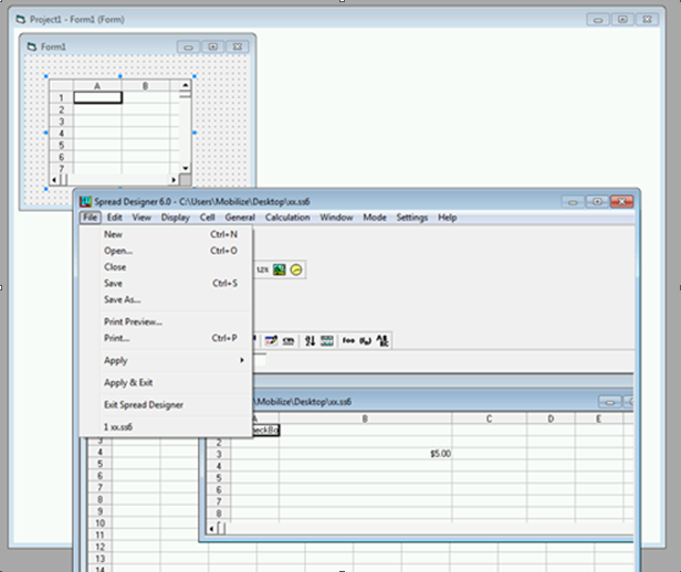 FarPoint Activex Designer in VB6