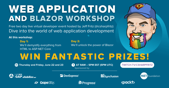 Web App & Blazor Workshop_- Jeff Fritz Facebook Post (1200 × 628 px)-2