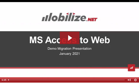 Microsoft Acccess to Web Demo