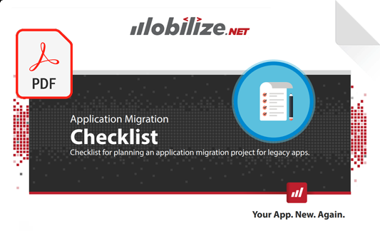 Application migration checklist