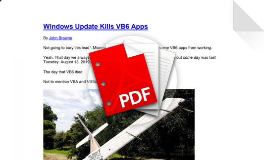 Windows Update Kills VB6 Apps