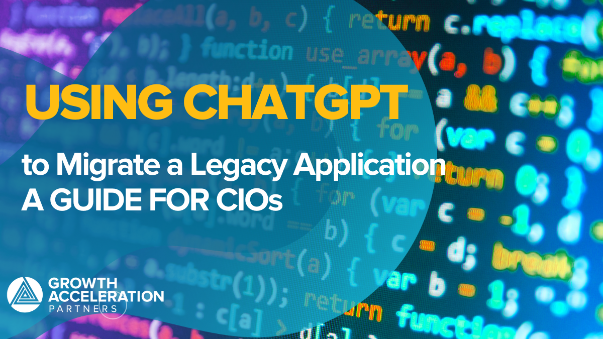 If you are a CIO, this question is coming your way. Have we tried Generative AI to Migrate a Legacy Application?