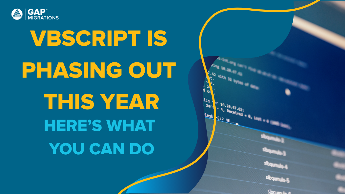 VBScript is Phasing Out This Year