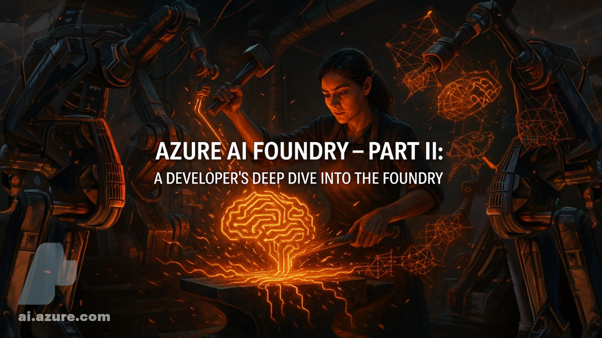 Azure AI Foundry – Part II:  A Developer’s Deep Dive into the Foundry
